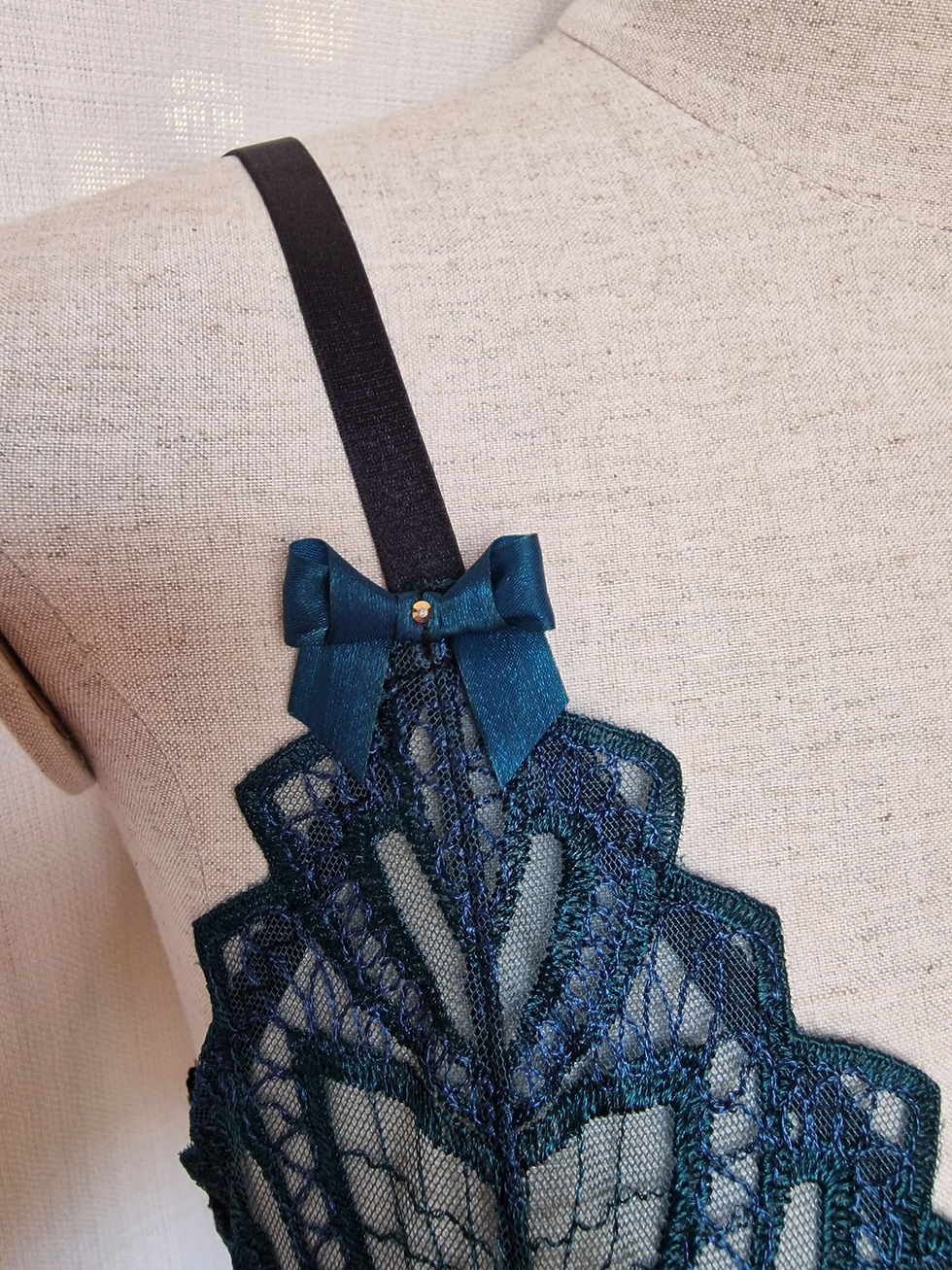 Thumbnail: Turquoise Waves Longline Bra