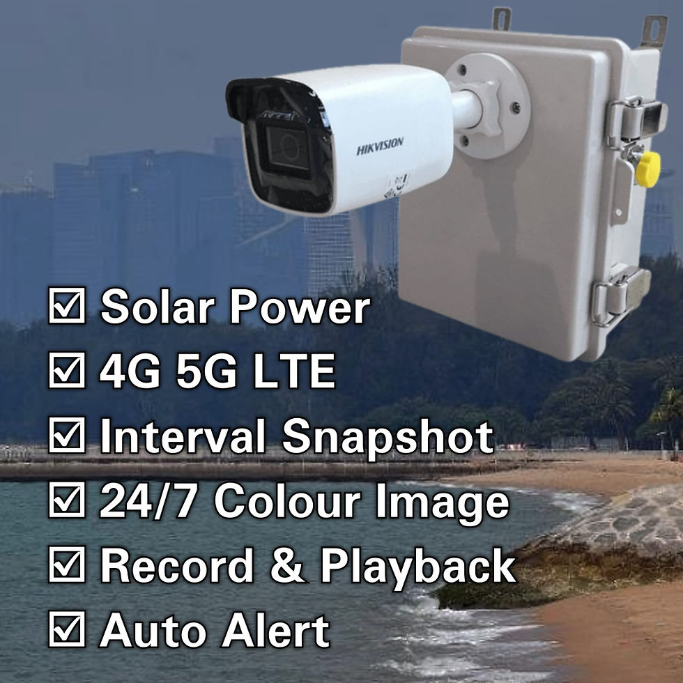 Thumbnail: Standalone Water Level CCTV Minitoring System | Solar Power 4G 5G LTE River Sea