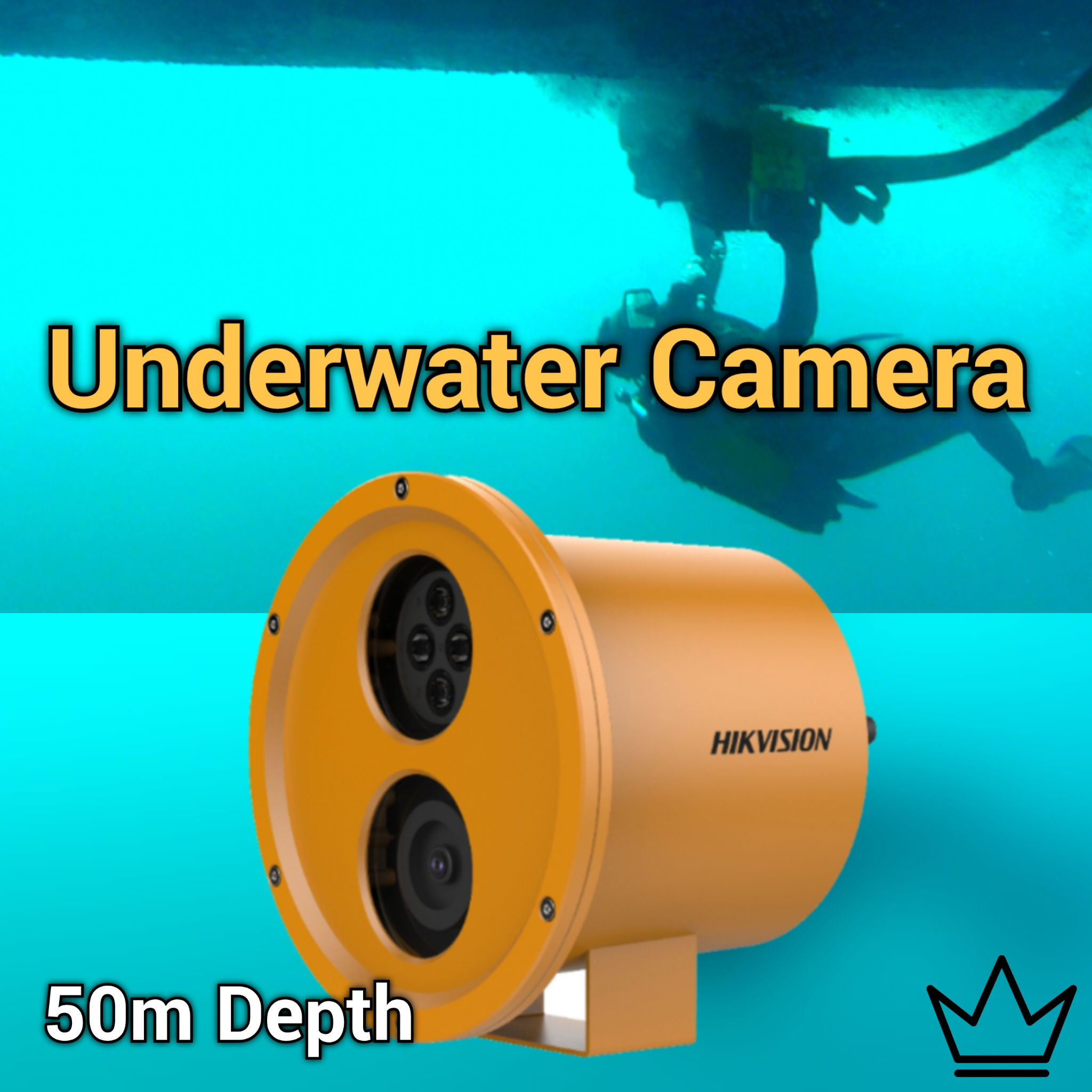 Underwater Camera Solution | Underwater CCTV Monitoring | Fish Farm Dam Water Re