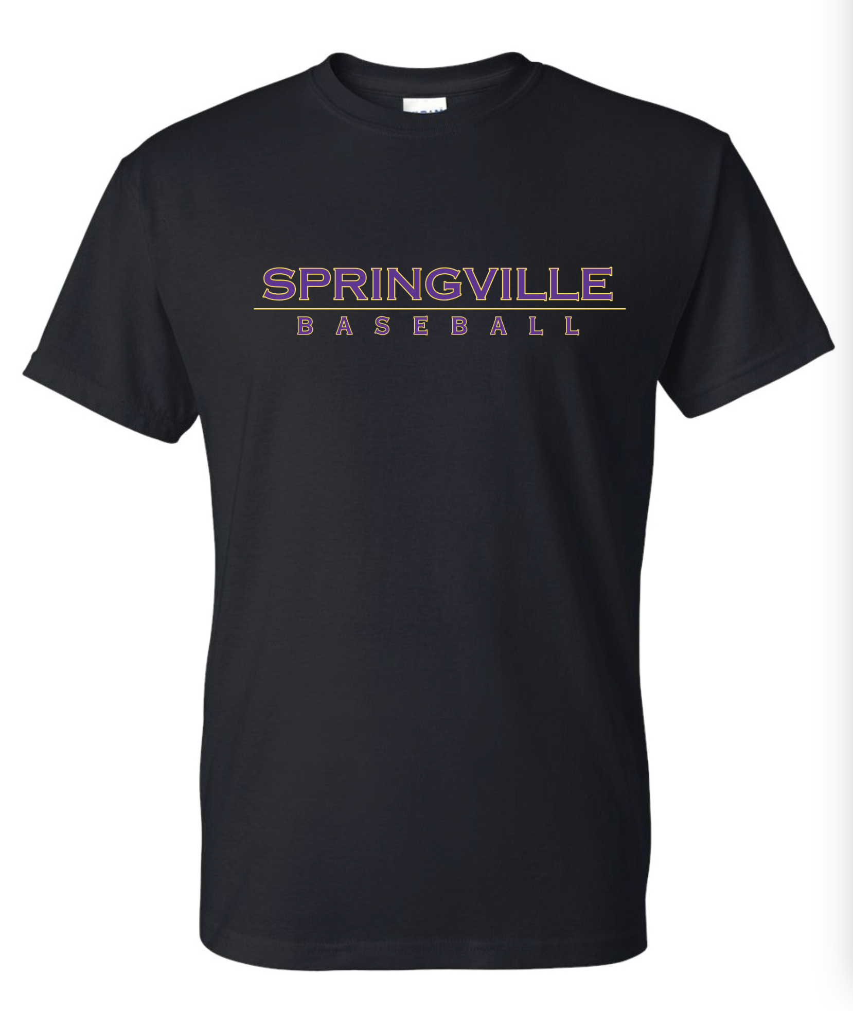 SPRINGVILLE Baseball Tee (black)