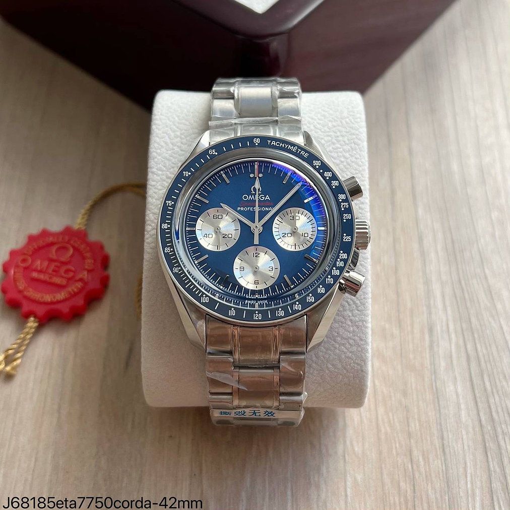 Omega Speedmaster Moonwatch Azul