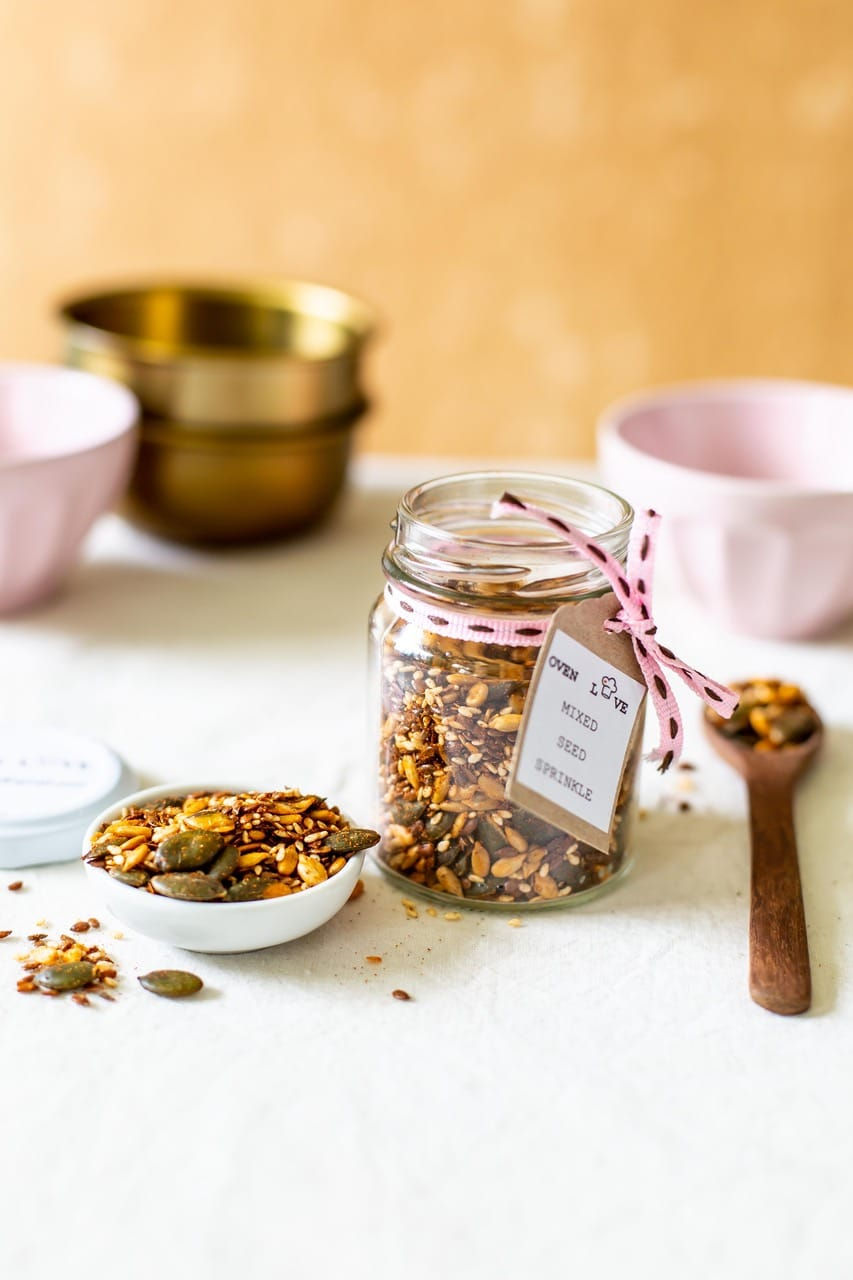 Mixed seed sprinkle