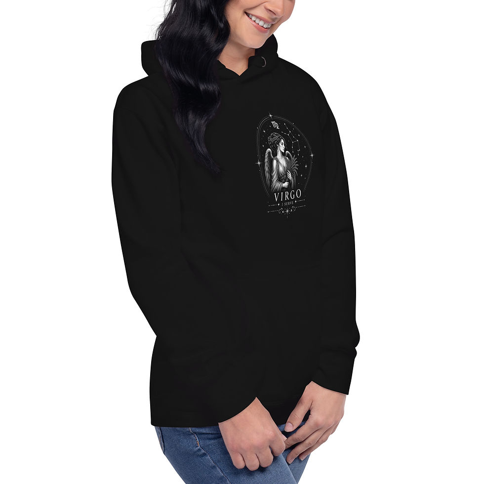 Thumbnail: Virgo (front and back) - Unisex Hoodie