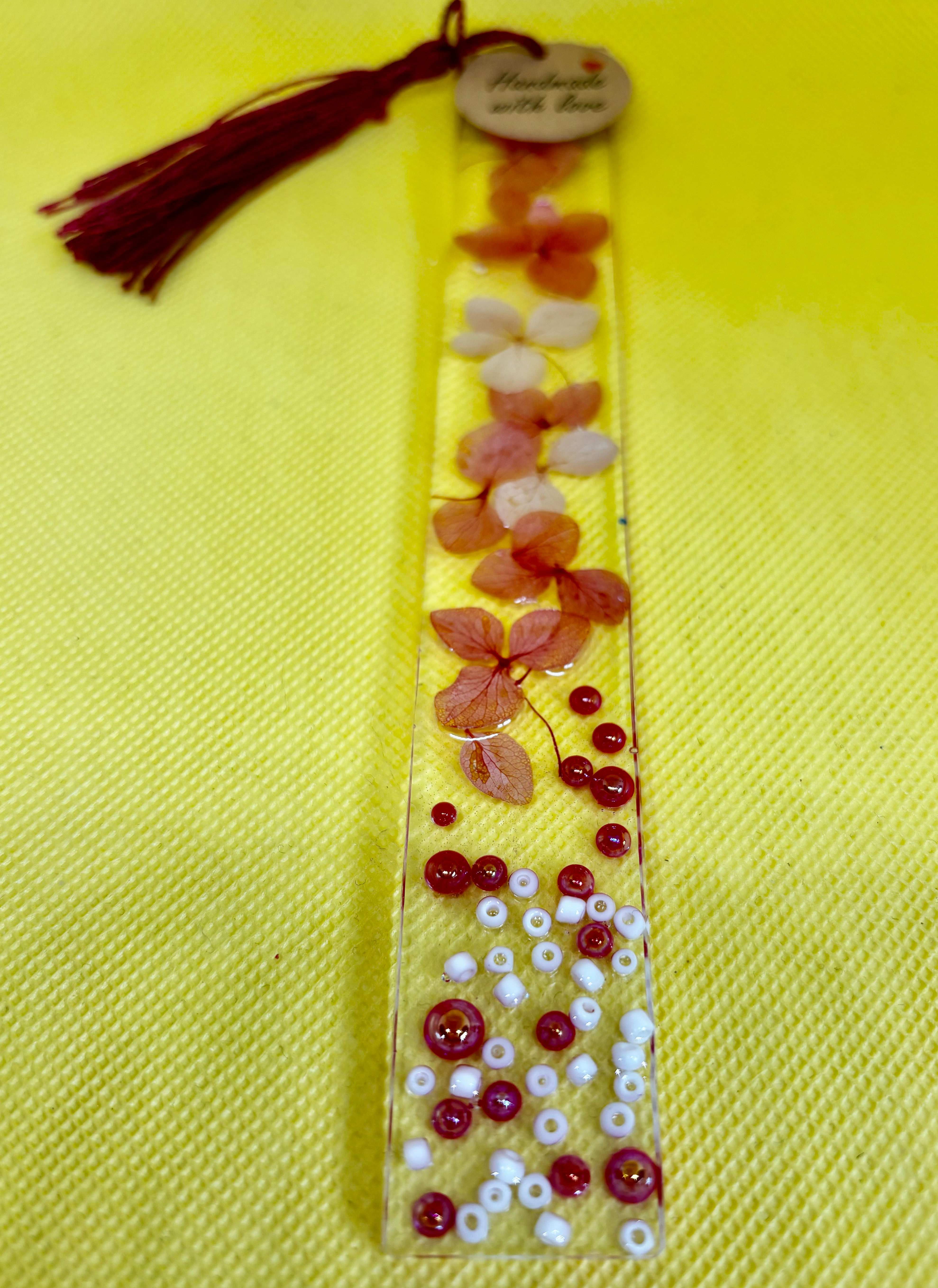 Marque pages fleurs naturelles