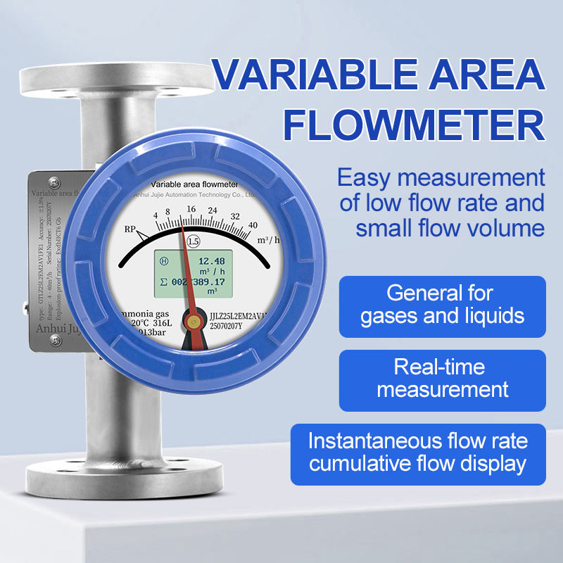 Thumbnail: PSLZ Industrial Variable Area Flowmeter Metal Tube Float Design Liquid Gas Steam