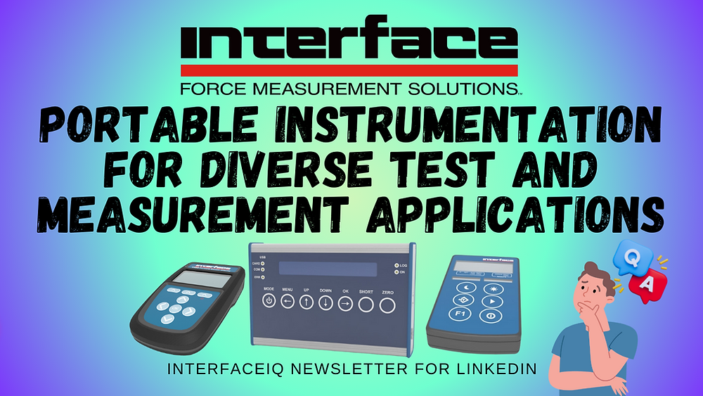 Basic Portable Instruments Portable Instrumentation for Diverse Test and Measurement Applications