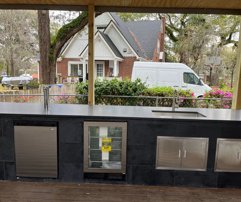West Ashley Outdoor Kitchen & Deck | Charleston Home Renovation Contractor | Barrett Construction Group