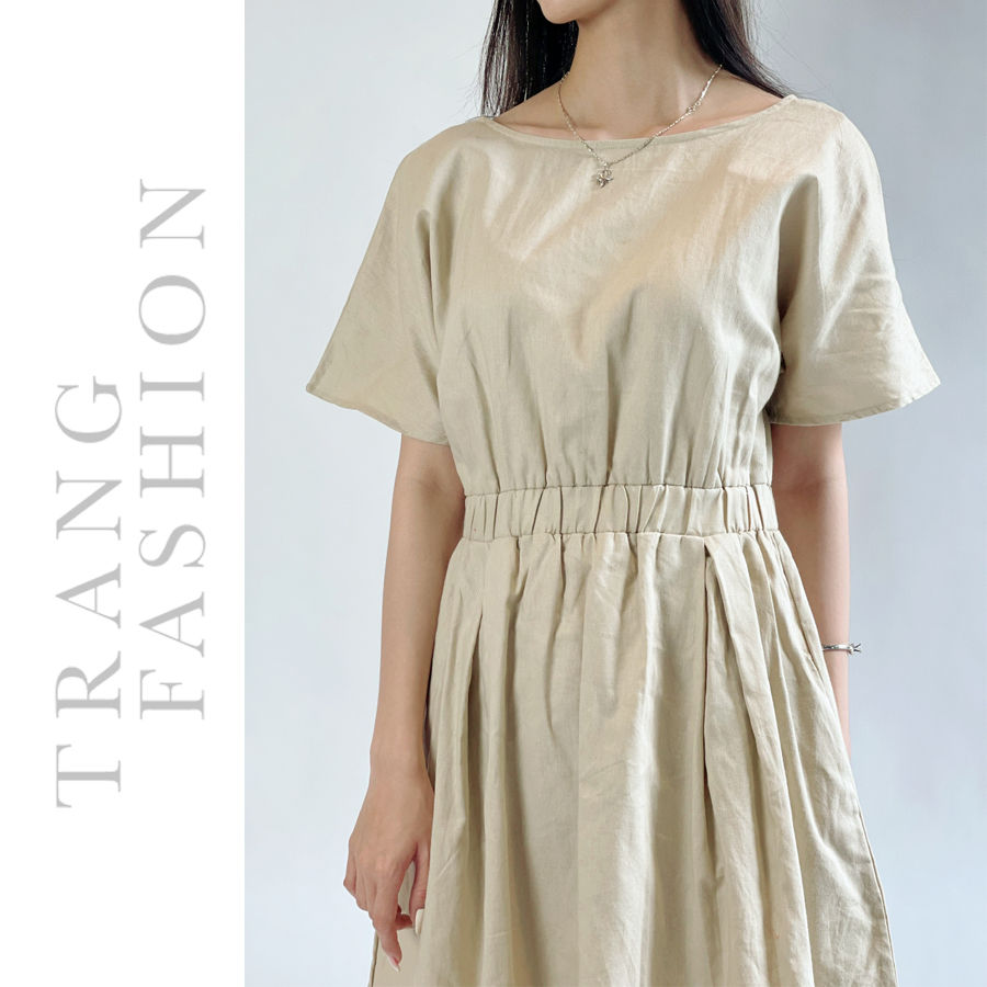 ĐẦM LINEN THUN EO 3M
