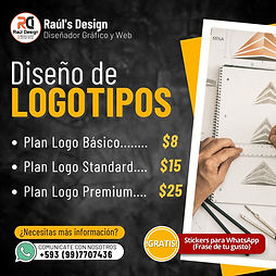 Paquetes Diseño de Logos - Raul's Design