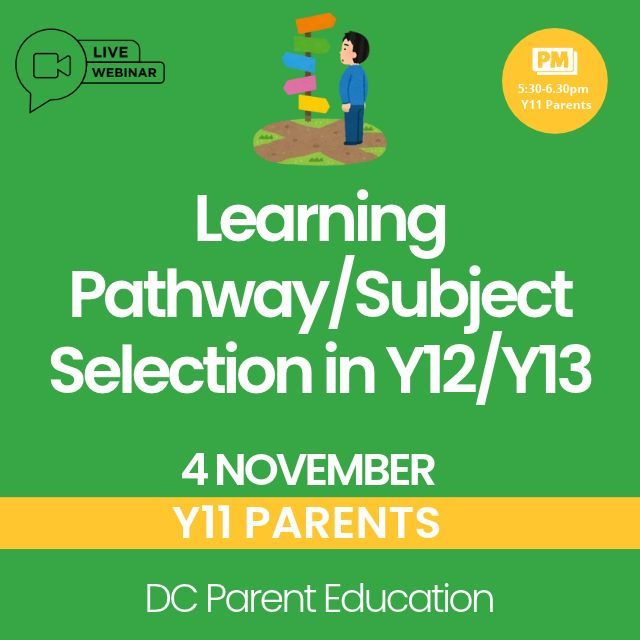 Learning Pathways (Subject Selection for Y12/Y13) for Year 11 Parents