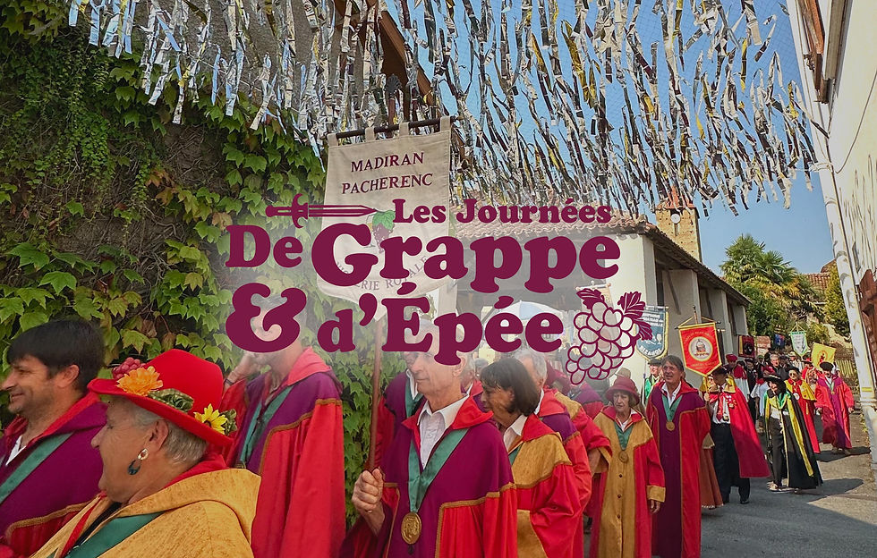 SAMEDI 15 AOÛT 2026 - JOURNÉES GRAPPE & ÉPÉES