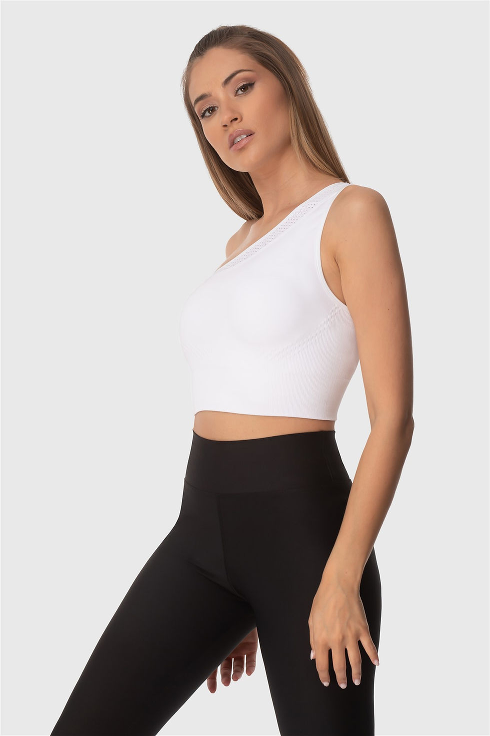 Thumbnail: Sports bra seamless with one shoulder