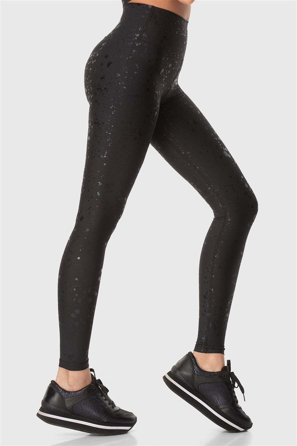 Miniaturbild: Digital Print Glänzend Leggings