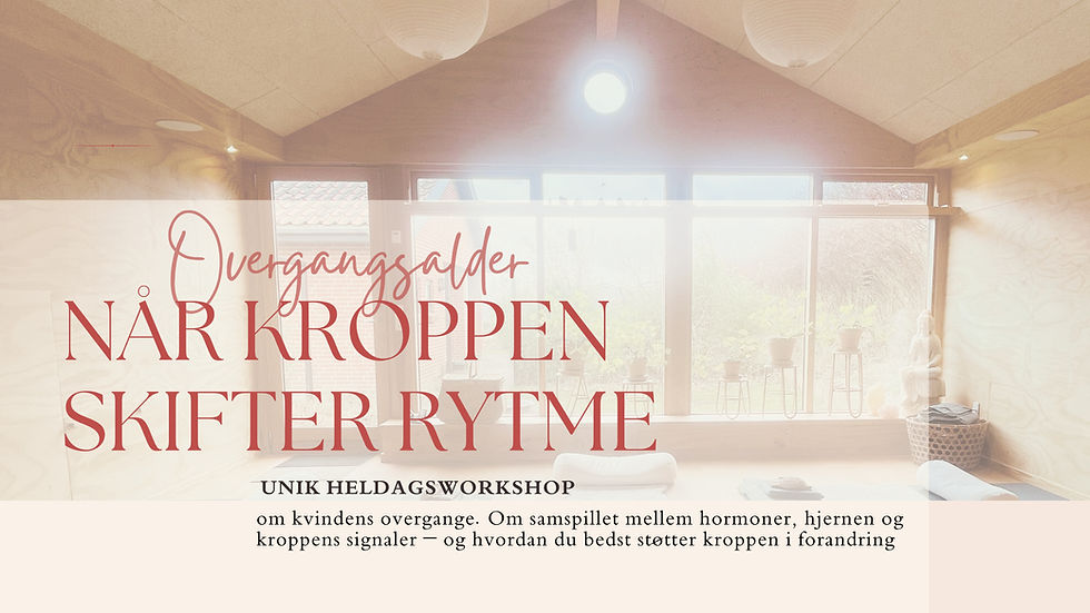 Overgangsalder - Når kroppen skifter rytme