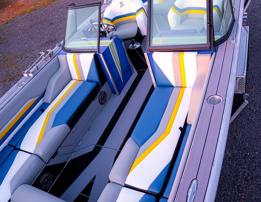 handcrafted boat cabin seating