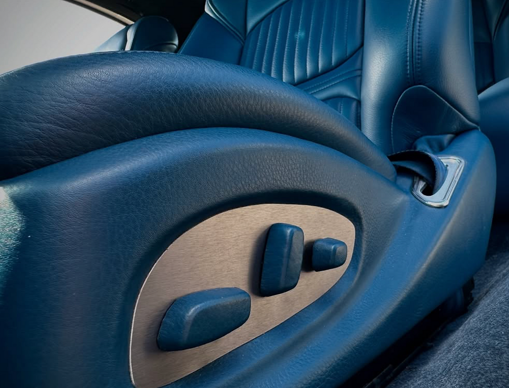 Premium custom stitching for luxury vehicle interior