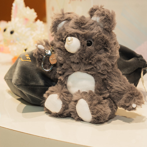A-2) Muckey Plush Accessory (Grey) | INSTINCTOY
