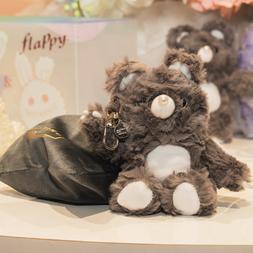 A-2) Muckey Plush Accessory (Grey) | INSTINCTOY