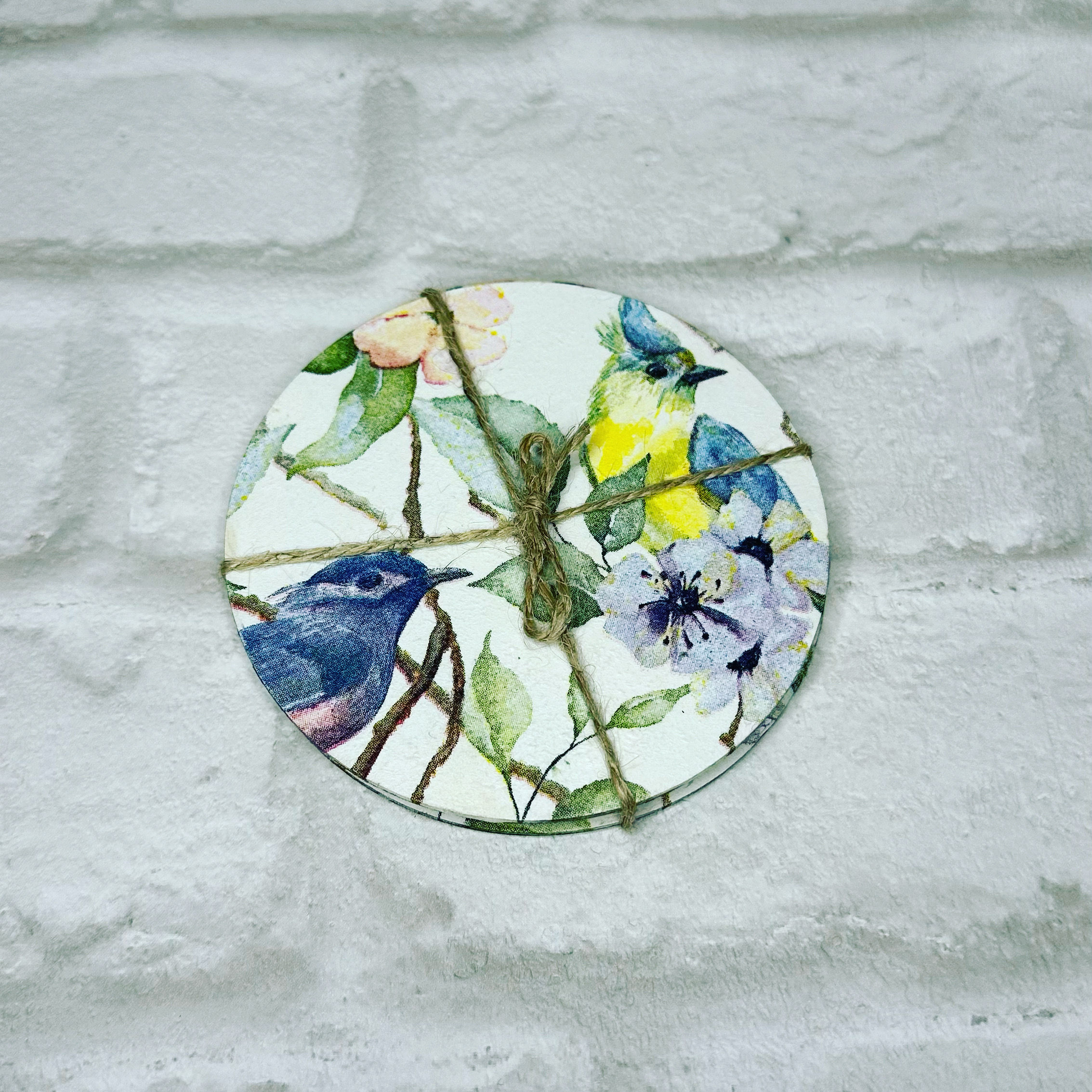 Paradise Bird coasters (set of 4)