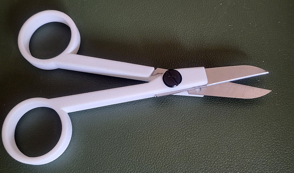 Scissors for Mars, with replaceable blades