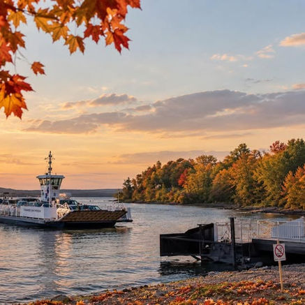 Samedi matin autour du quai d'Oka