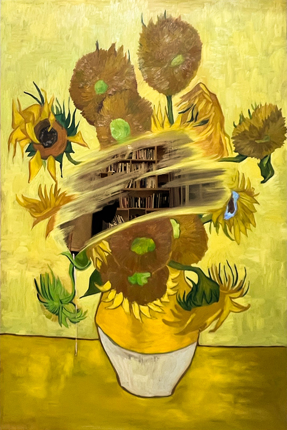 Gogh-Sun flower