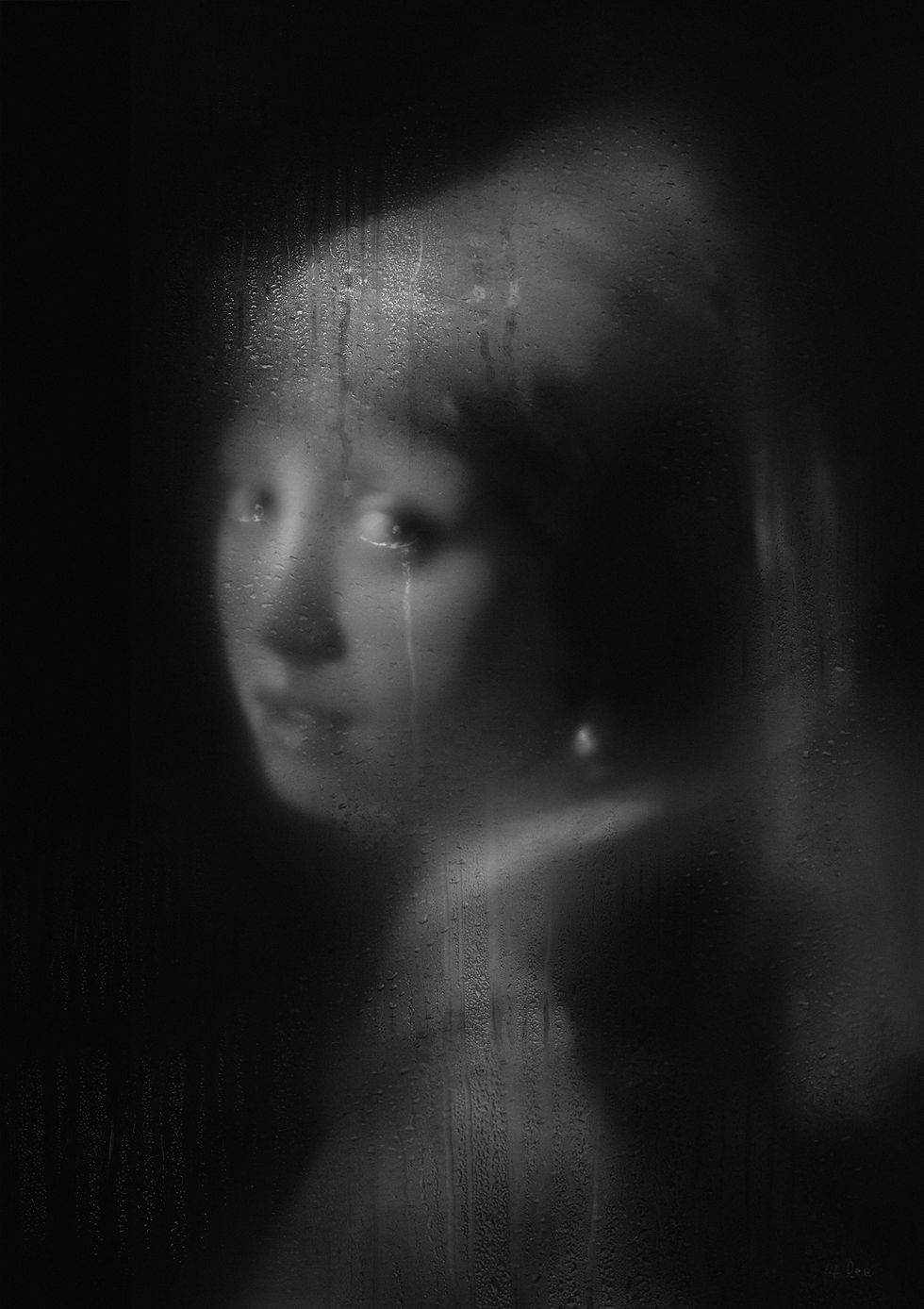 진주귀걸이를 한 소녀-눈물 Girl with a Pearl Earring-Tears