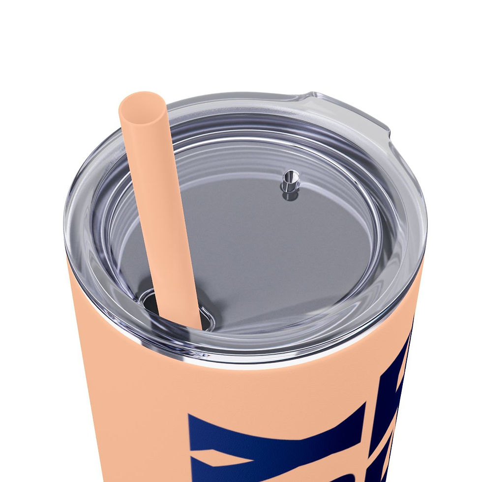 Thumbnail: Sandy Ridge Elementary - SRES Stacked Skinny Tumbler with Straw, 20oz