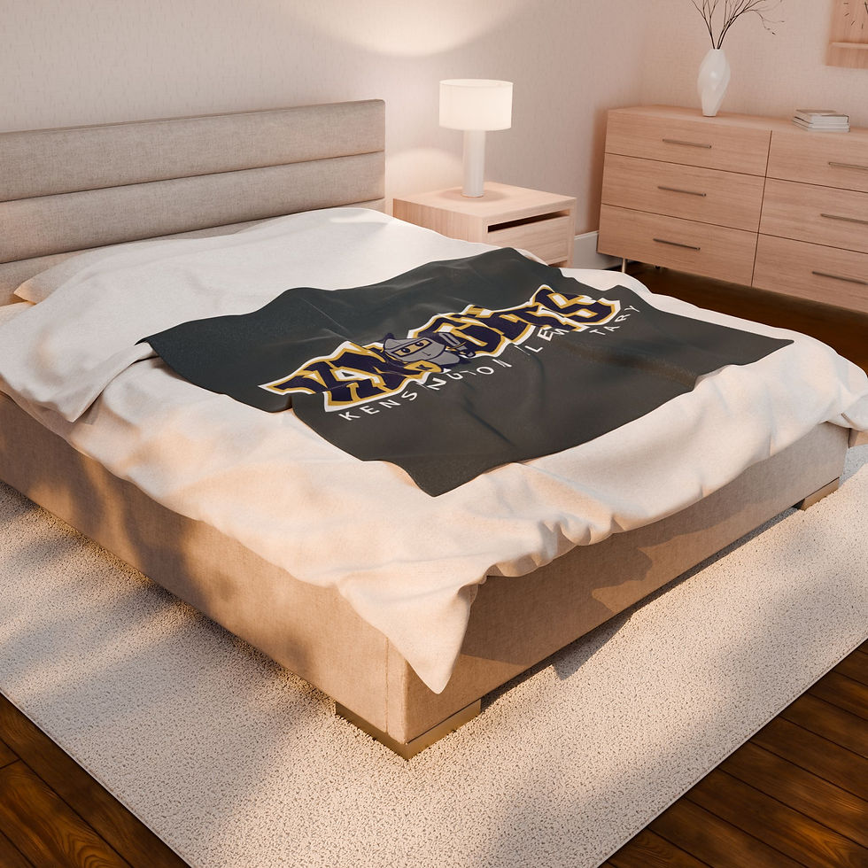 Thumbnail: Kensinton - Knights Velveteen Plush Blanket (Three Sizes Available)