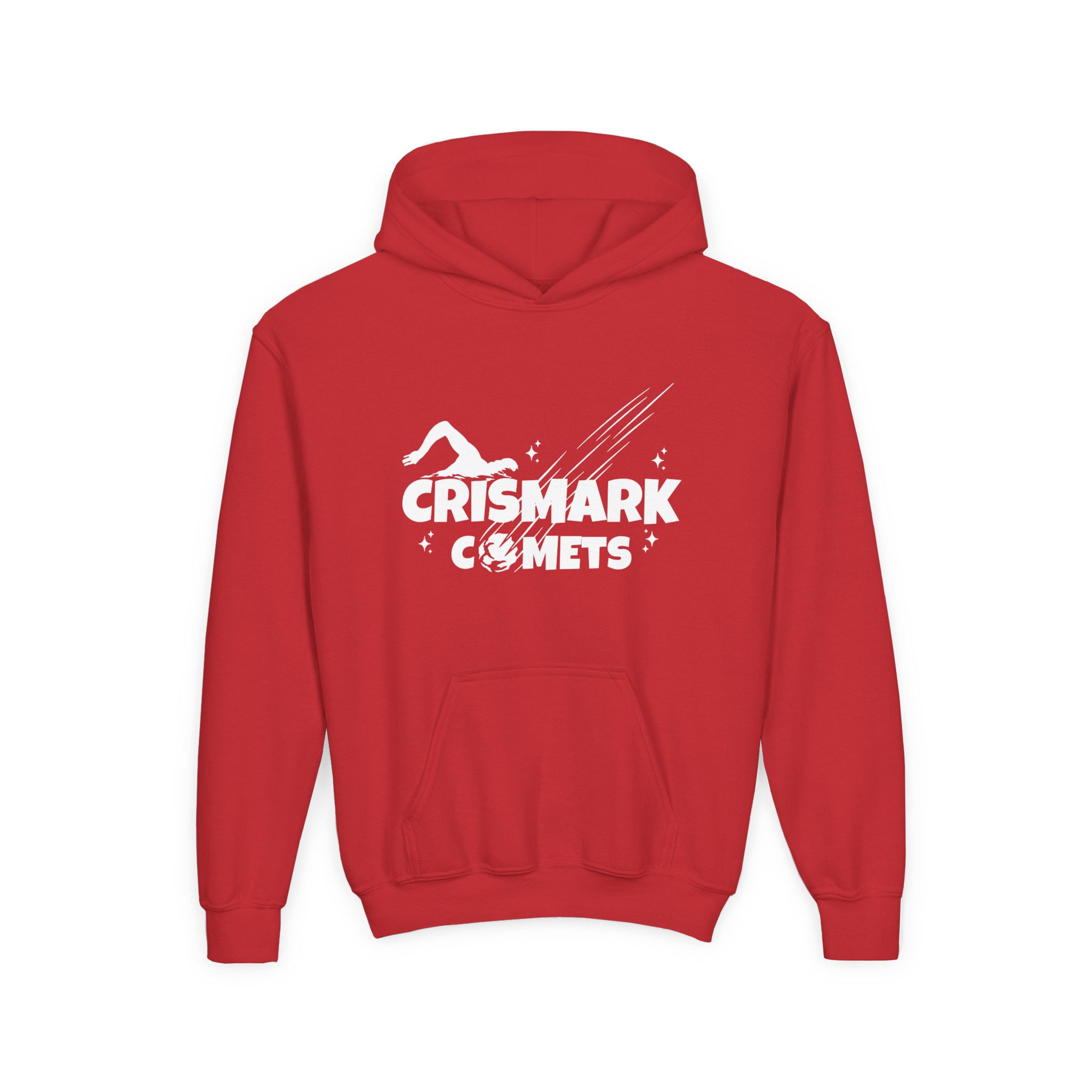 Crismark Comets Swim - Youth Branded Hooded Sweatshirt