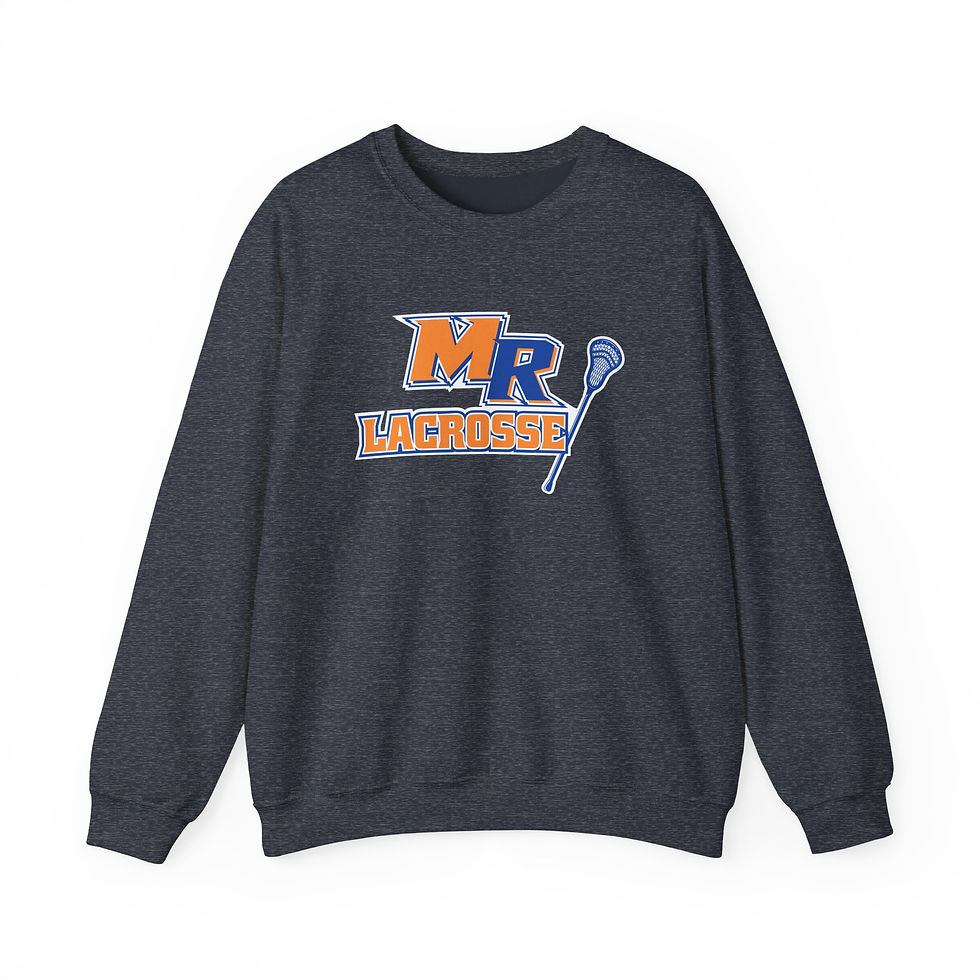 Thumbnail: Marvin Ridge - MR Lacrosse Adult Crewneck Sweatshirt