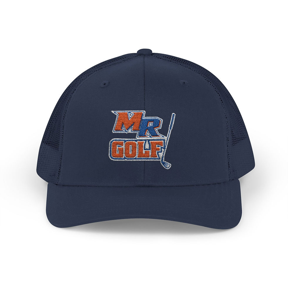 Thumbnail: Marvin Ridge - MR Golf Adult Snapback Trucker Cap