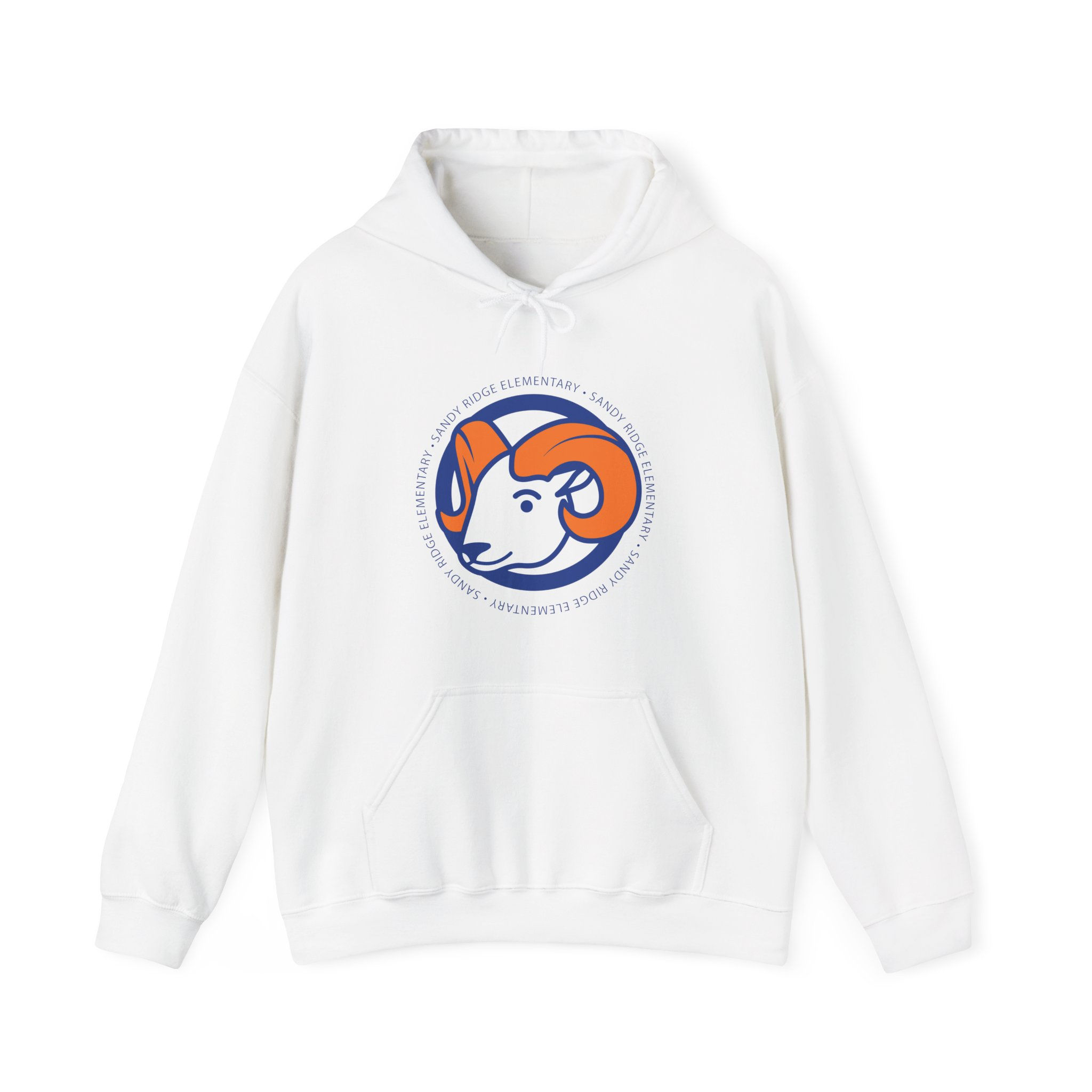 Sandy Ridge Elementary  - Adult RAMS Stamp (BT) Sweatshirt