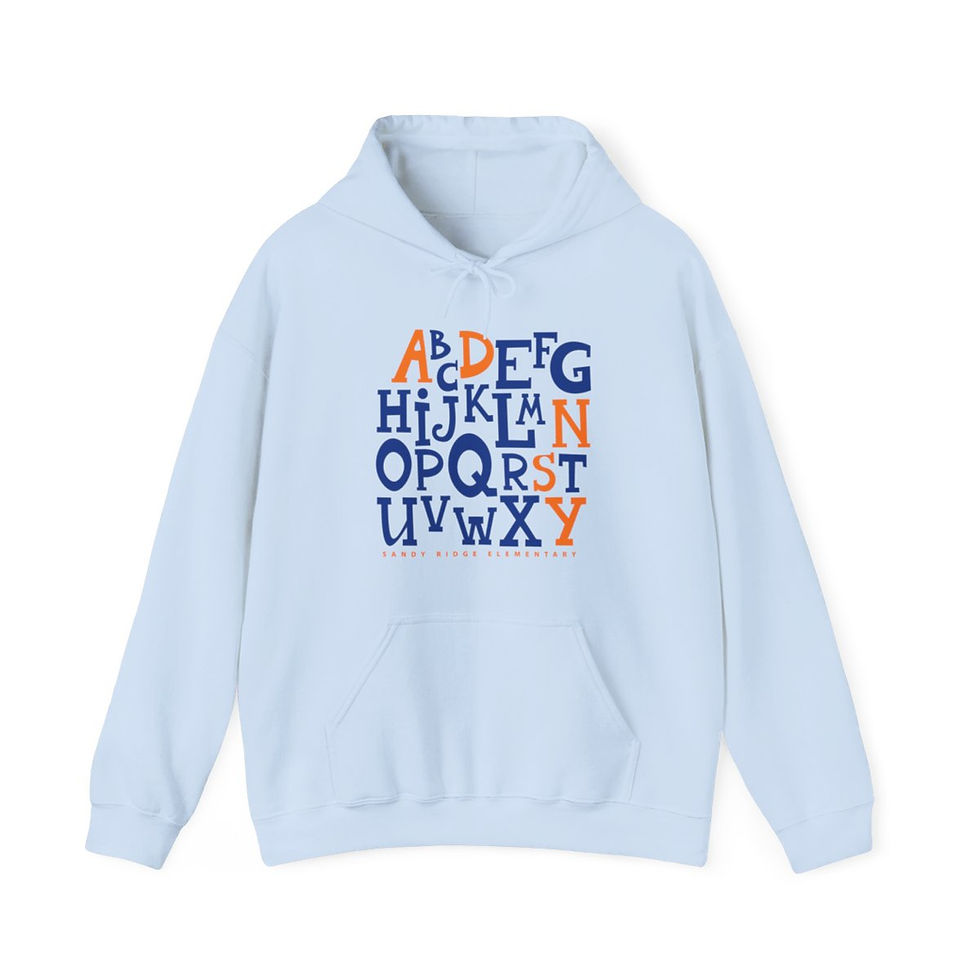 Thumbnail: Sandy Ridge Elementary - Adult ABC SRES Hooded Sweatshirt