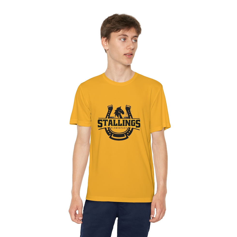 Thumbnail: Stallings Elementary Horseshoe T-Shirt (Performance Blend, Youth)