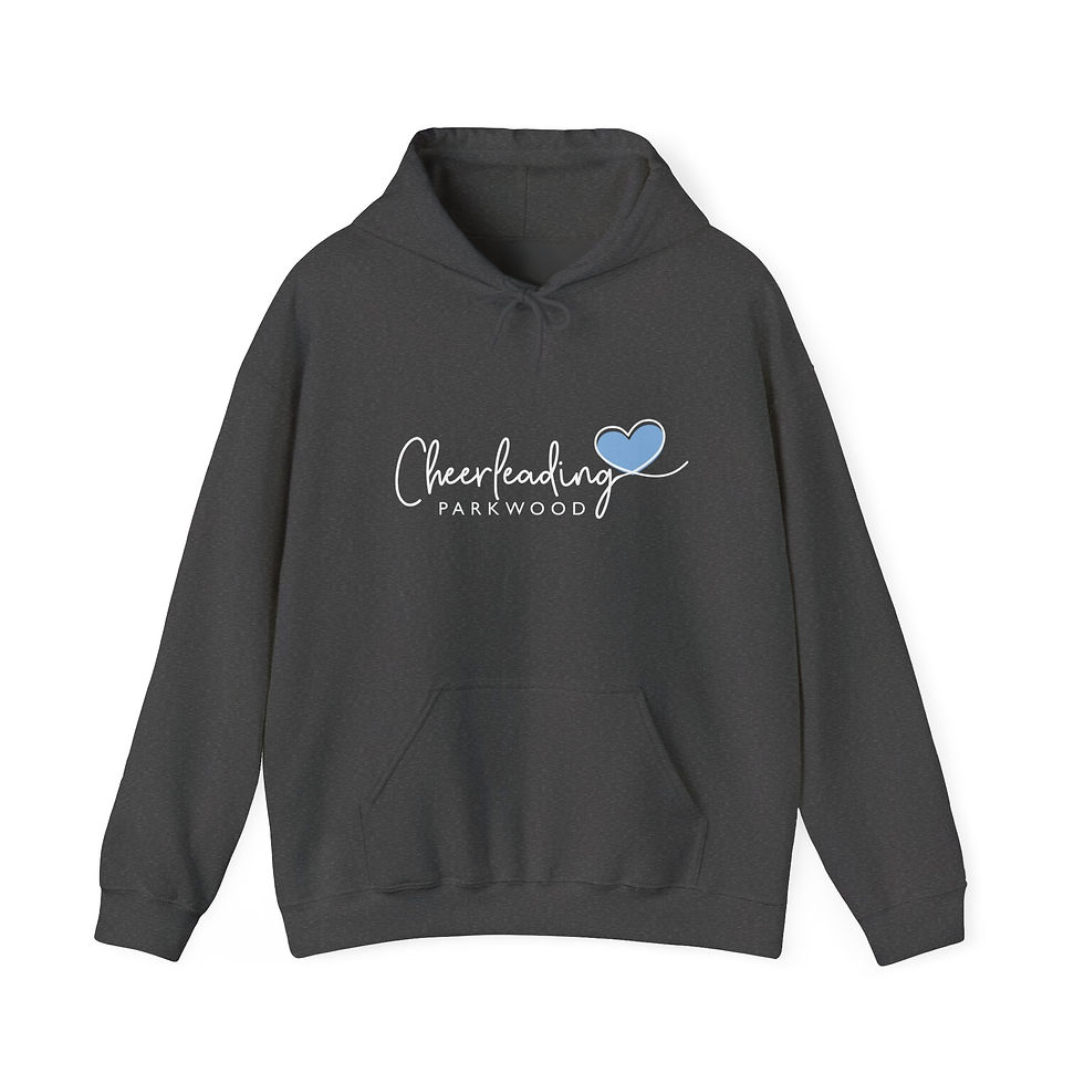 Parkwood Middle - Adult Heart Cheer Hooded Sweatshirt