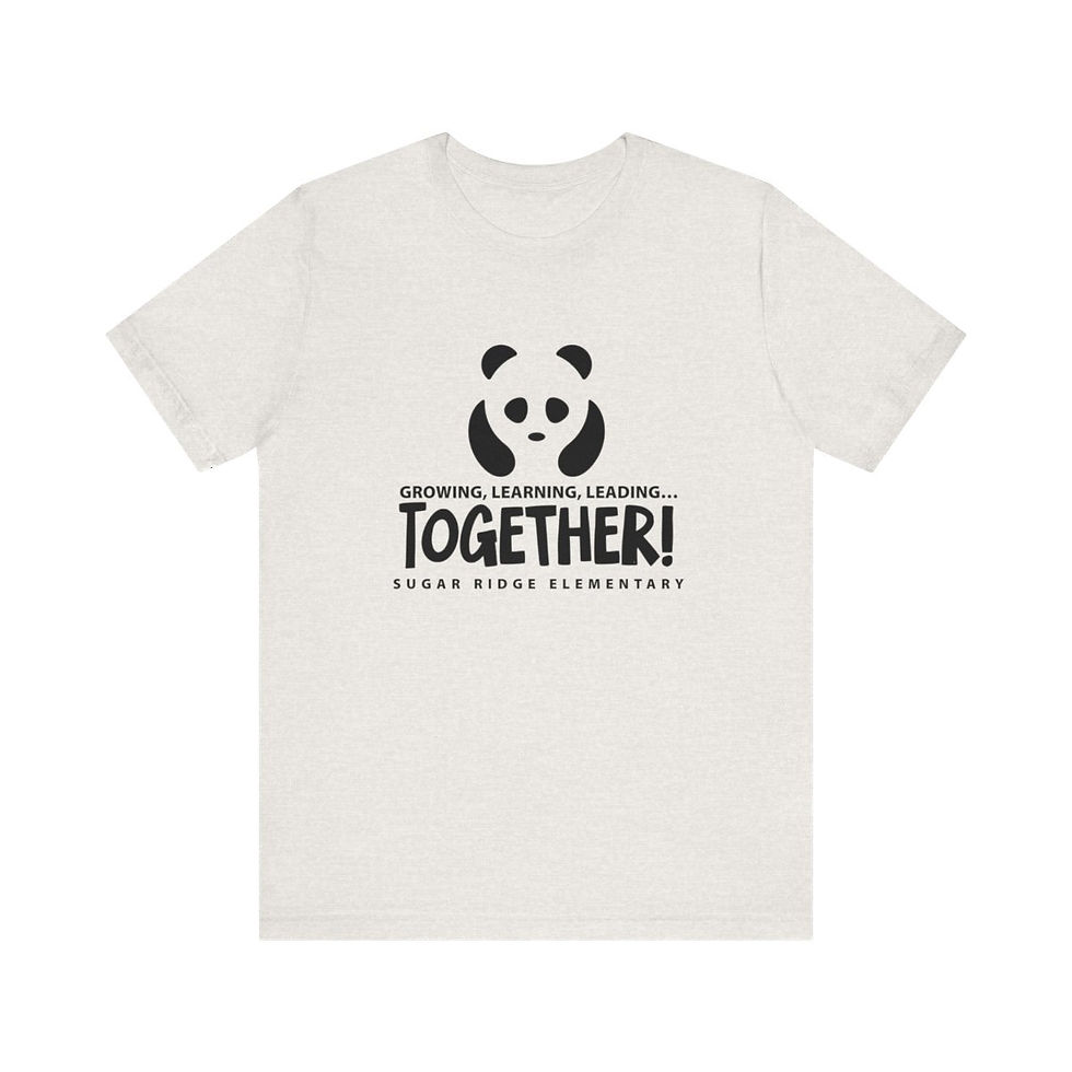 Thumbnail: Sugar Ridge Elementary - Adult GLLT Panda Black T-Shirt 