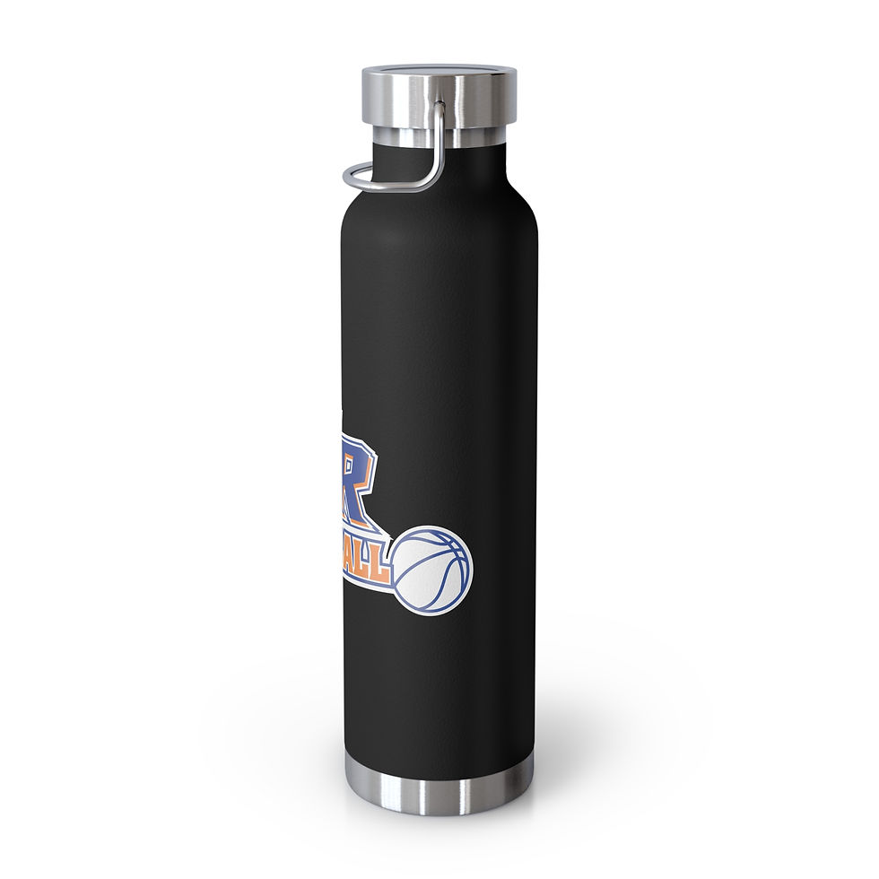 Thumbnail: Marvin Ridge - MR Basketball Copper Vacuum Insulated Bottle, 22oz