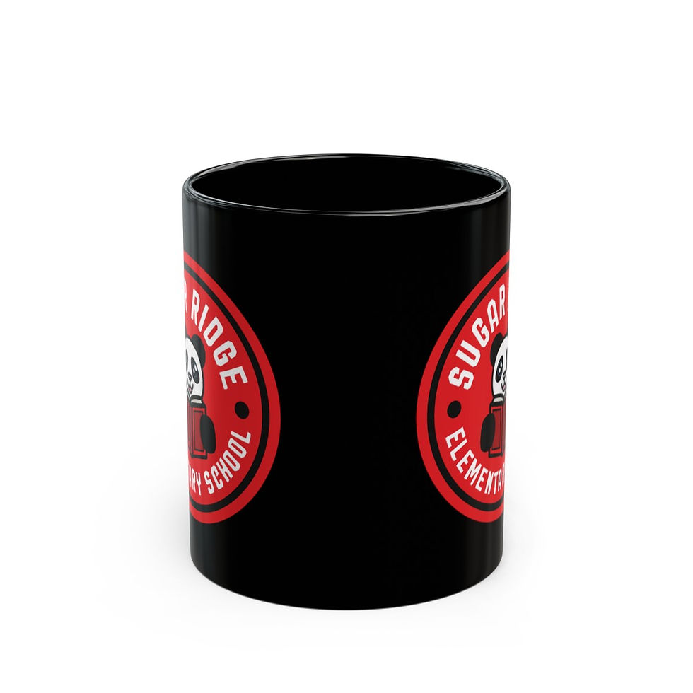 Sugar Ridge Elementary Logo - Black Mug (11oz)