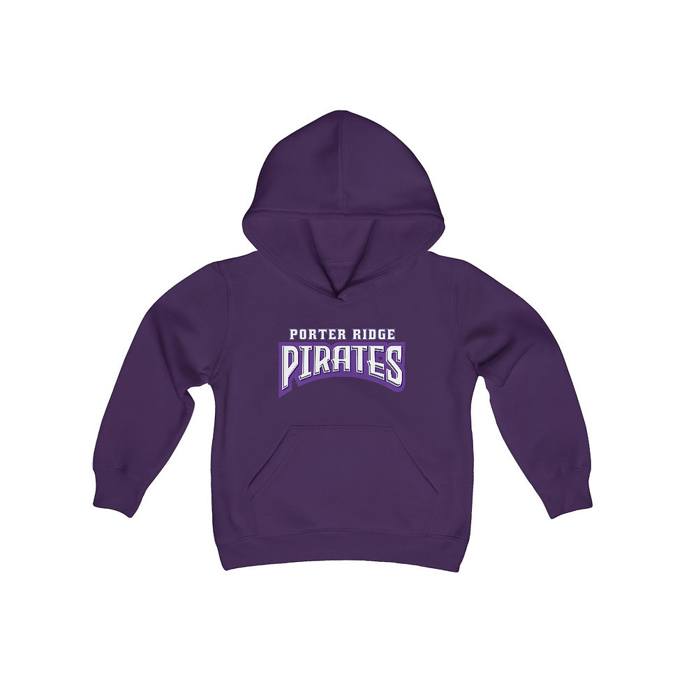 Thumbnail: Porter Ridge Elementary - Youth PR Pirates Hooded Sweatshirt