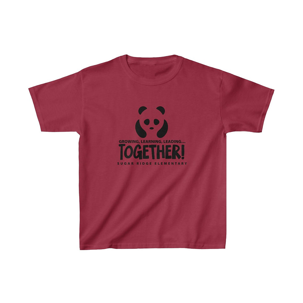 Thumbnail: Sugar Ridge Elementary - Youth GLLT Panda Black T-Shirt