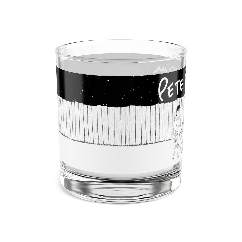 Thumbnail: Pete & Possum Branded Rocks Glass Wrap Around, 10oz
