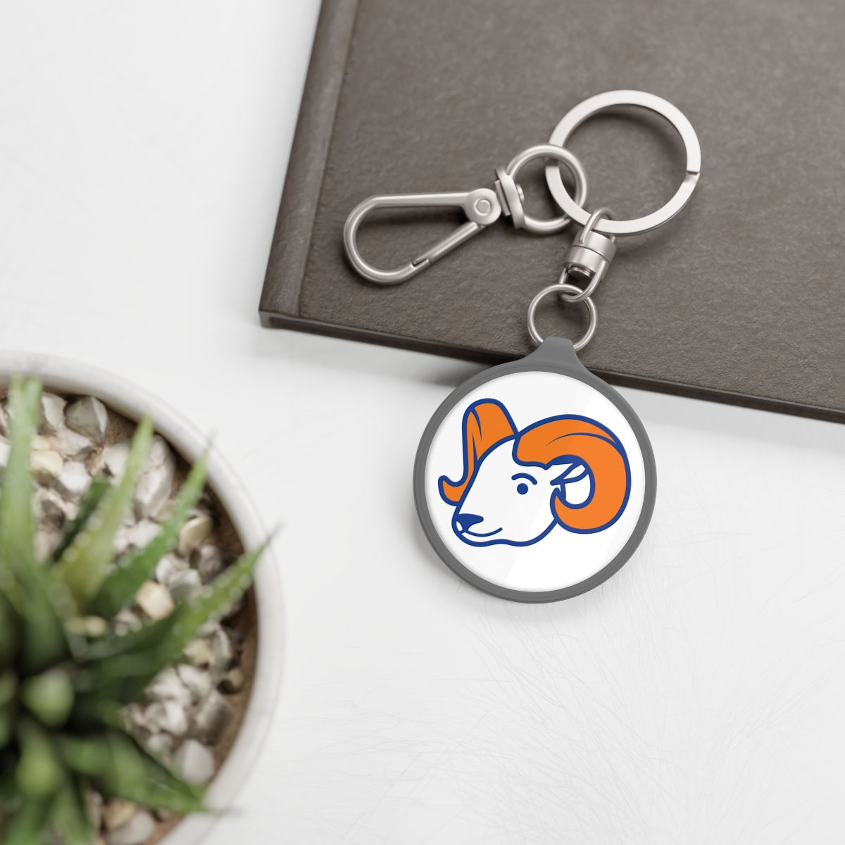 Sandy Ridge Elementary - Round SRES Keyring Tag