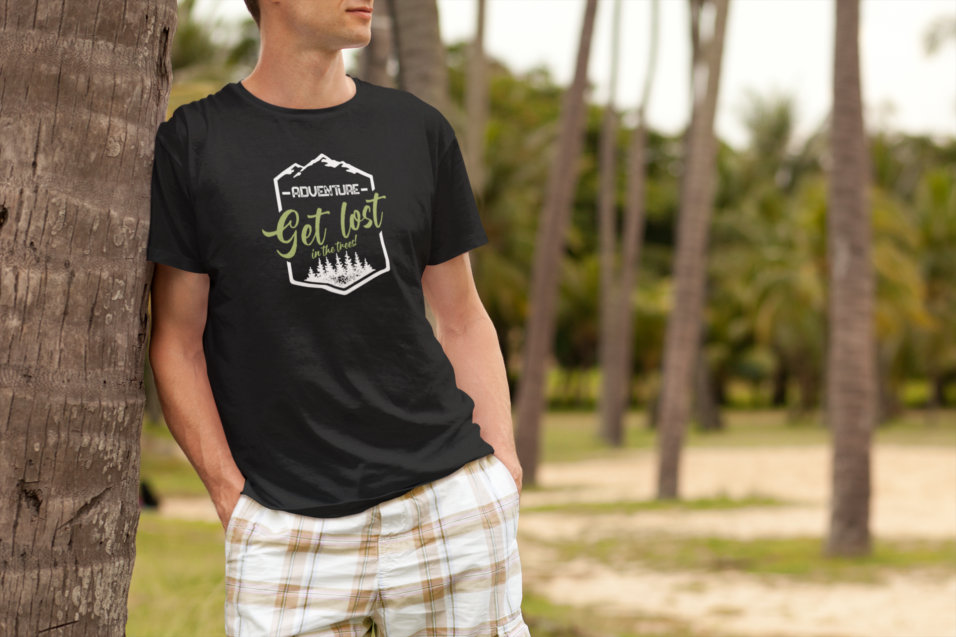 Get Lost In the Trees Adventure -  T-Shirt 