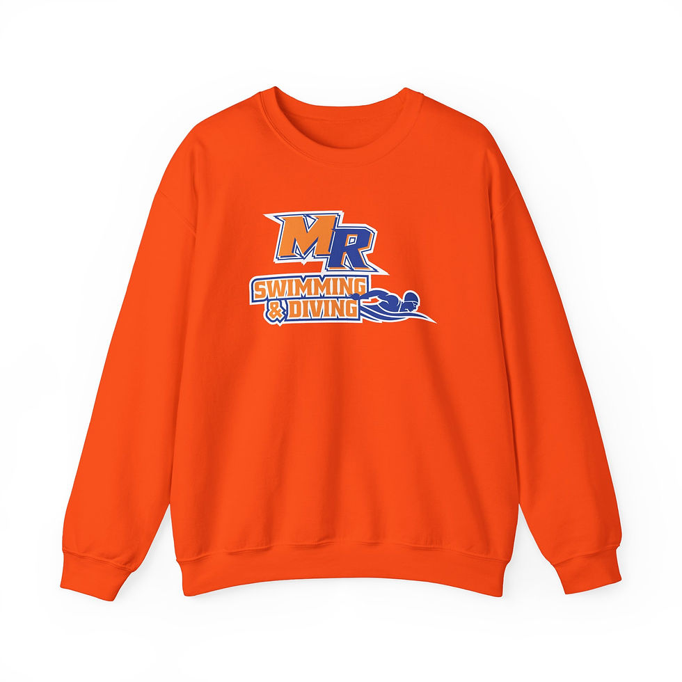 Thumbnail: Marvin Ridge - MR Swimming & Diving Adult Crewneck Sweatshirt