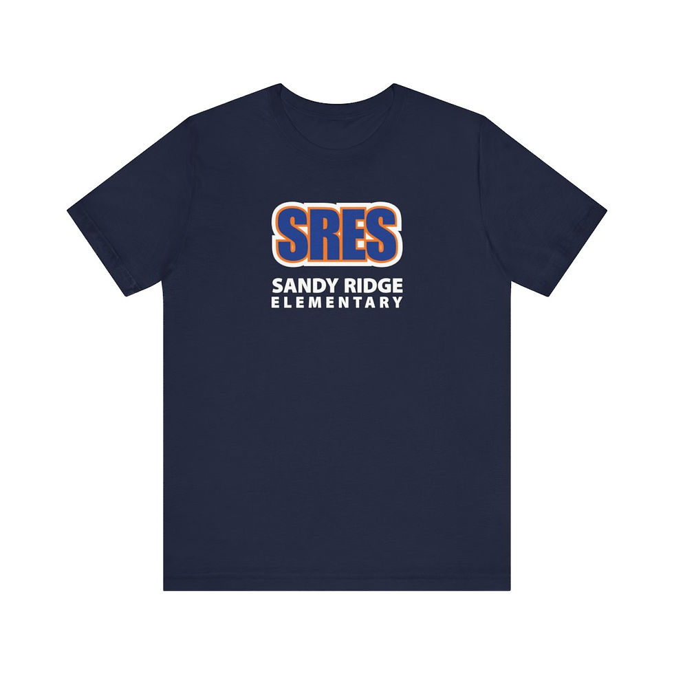 Thumbnail: Sandy Ridge Elementary - Adult SRES Jersey Short Sleeve T-Shirt |T|