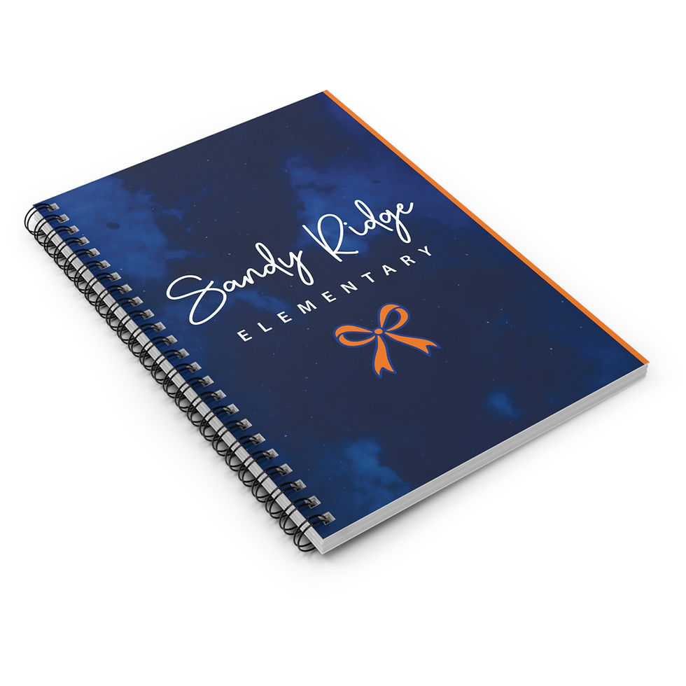 Thumbnail: Sandy Ridge Elementary Bow - Spiral Notebook - Ruled Line
