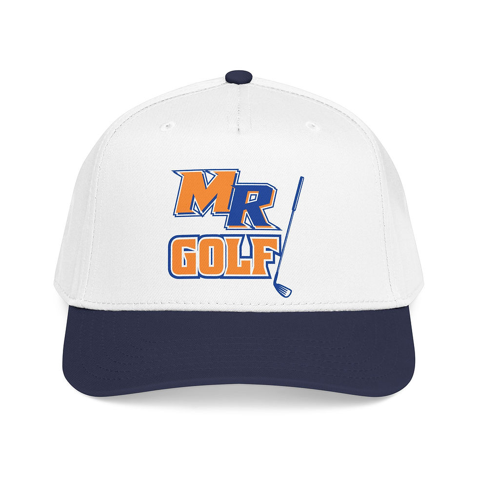 Thumbnail: Marvin Ridge - MR Golf Adult Baseball Cap (PRINTED)