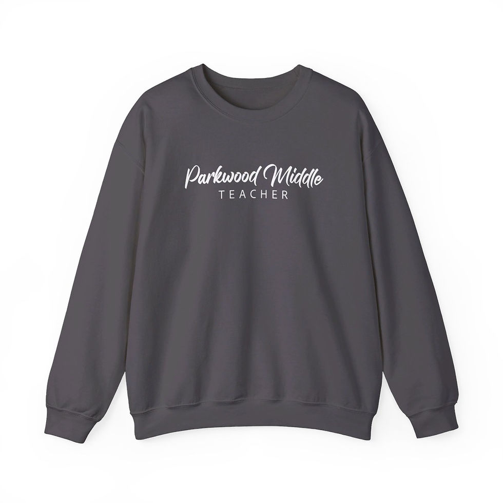Thumbnail: Parkwood Middle - Adult PWMS Teacher Crewneck Sweatshirt