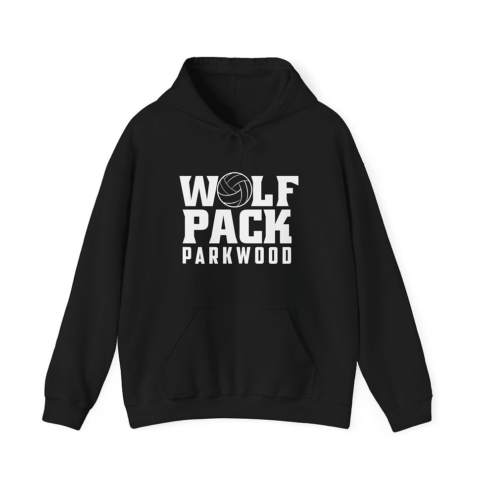 Thumbnail: Parkwood Middle - Adult WP Volleyball Hooded Sweatshirt (WT)